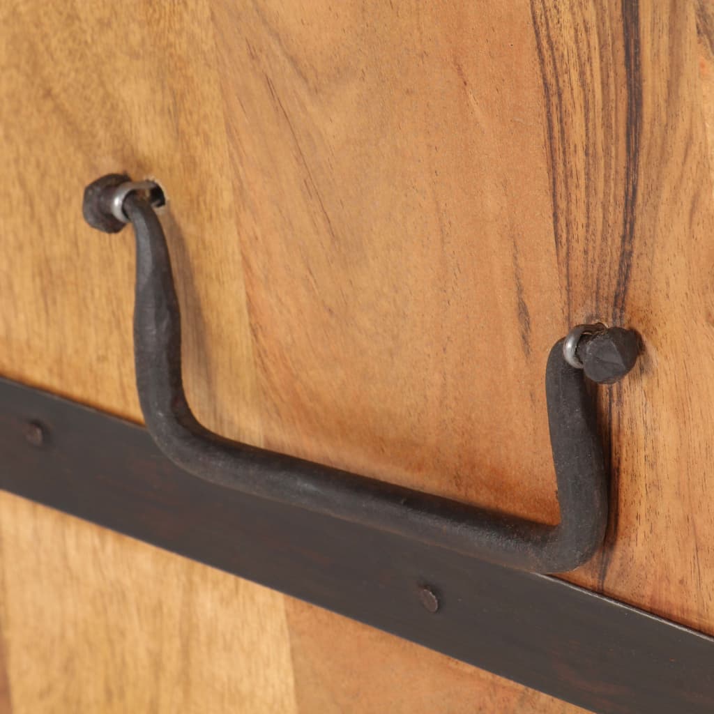 Coffre 90x40x40 cm Bois d'acacia solide - XIOS