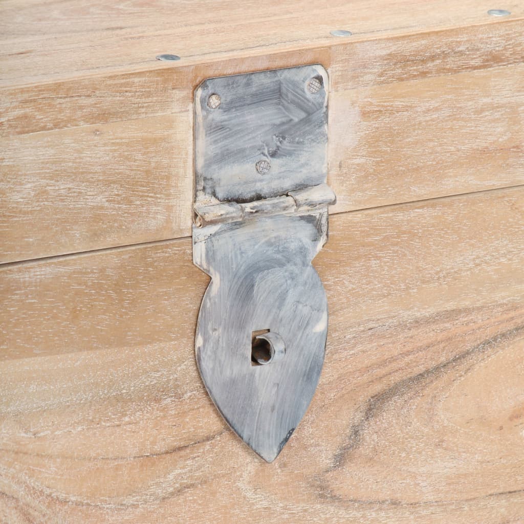 Coffre 40x40x40 cm Bois d'acacia solide - XIOS