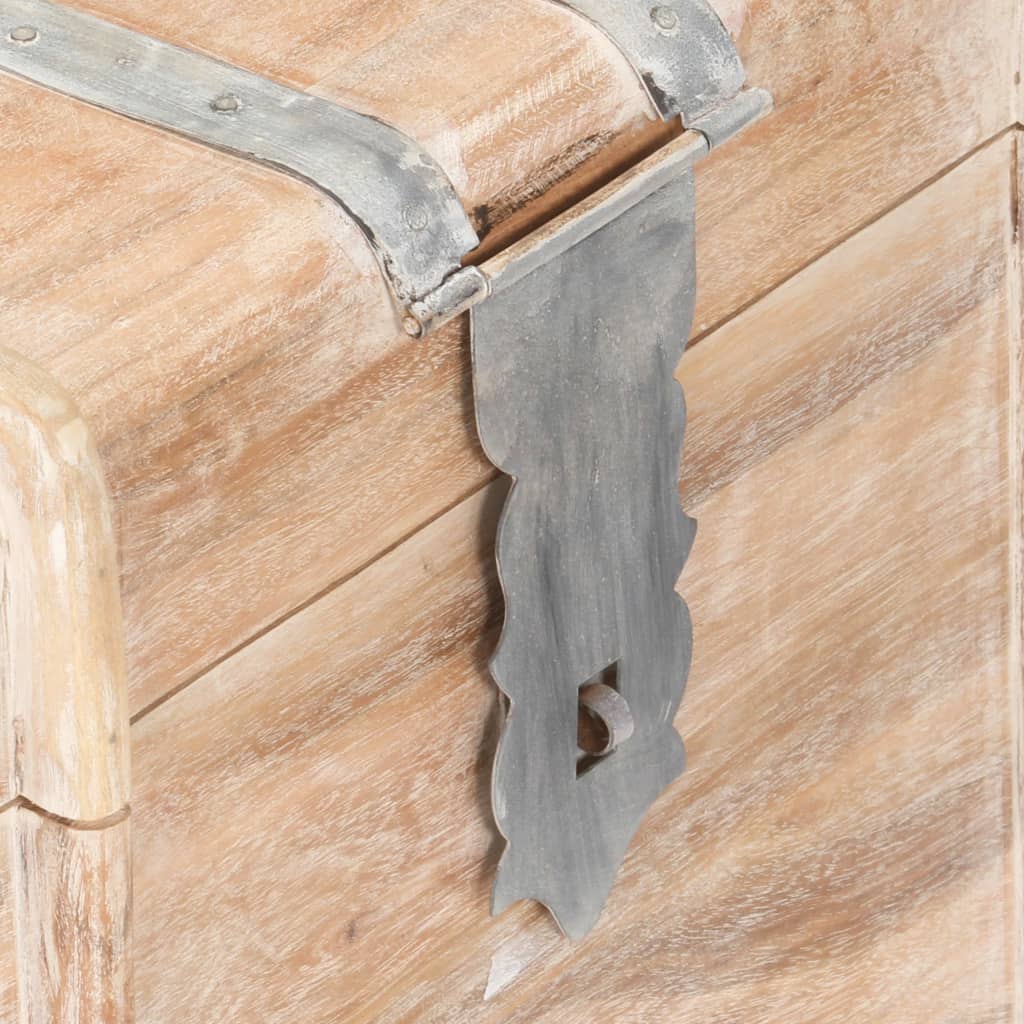 Coffre de rangement 90x40x40 cm bois d'acacia solide - XIOS