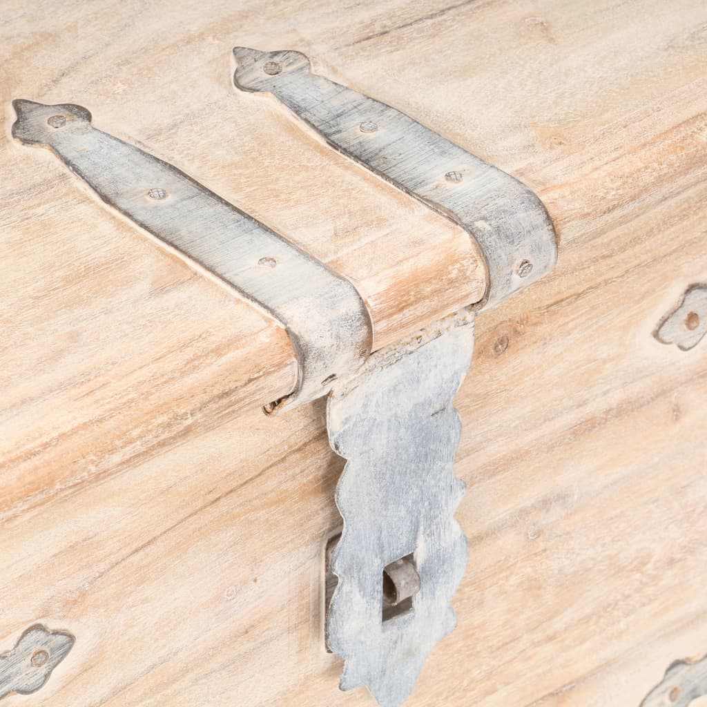 Coffre 40x40x40 cm Bois d'acacia solide - XIOS