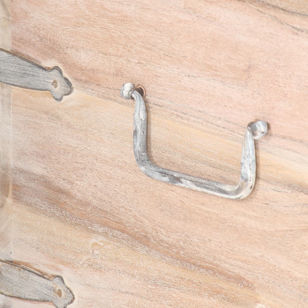 Coffre 40x40x40 cm Bois d'acacia solide - XIOS