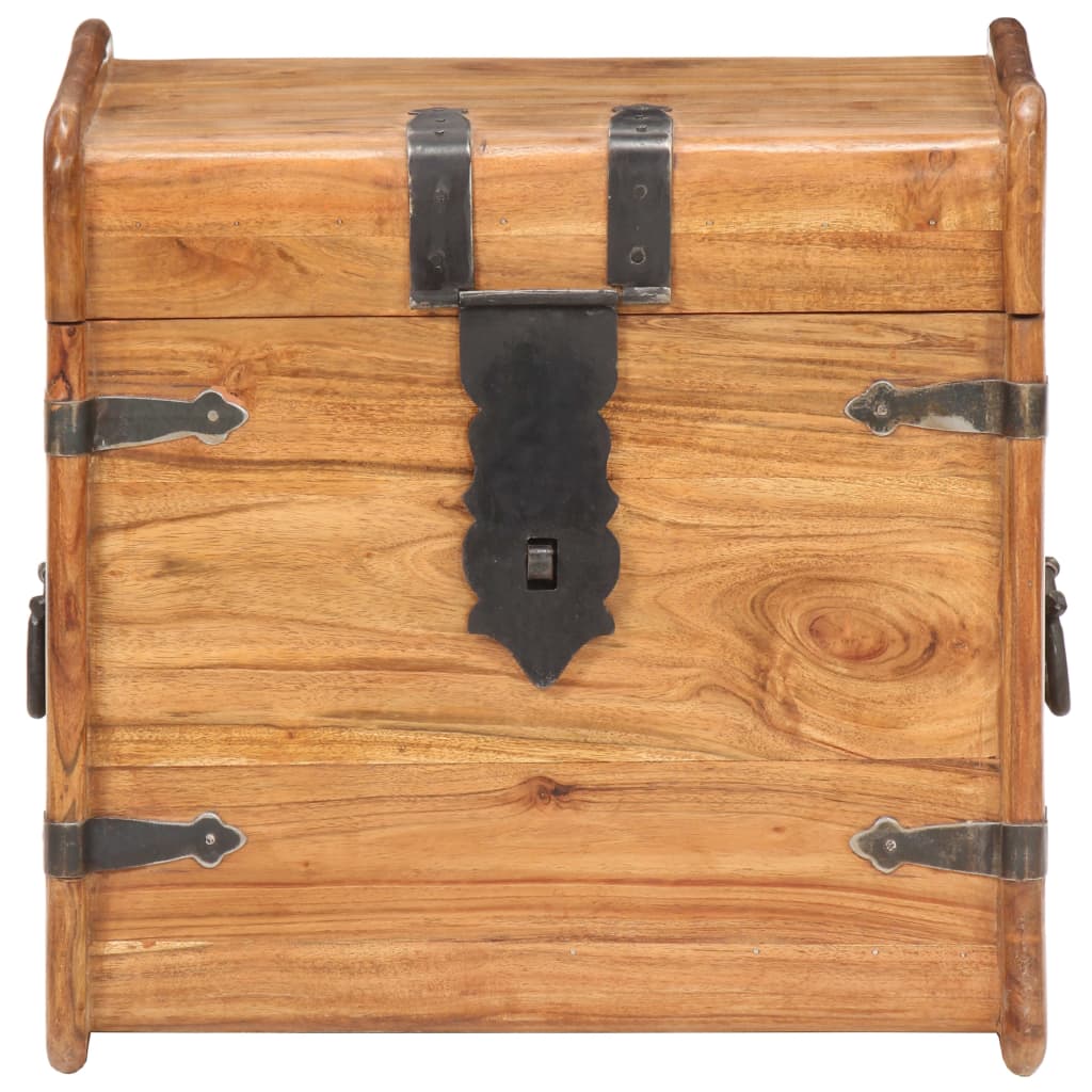 Coffre 40x40x40 cm Bois d'acacia solide - XIOS