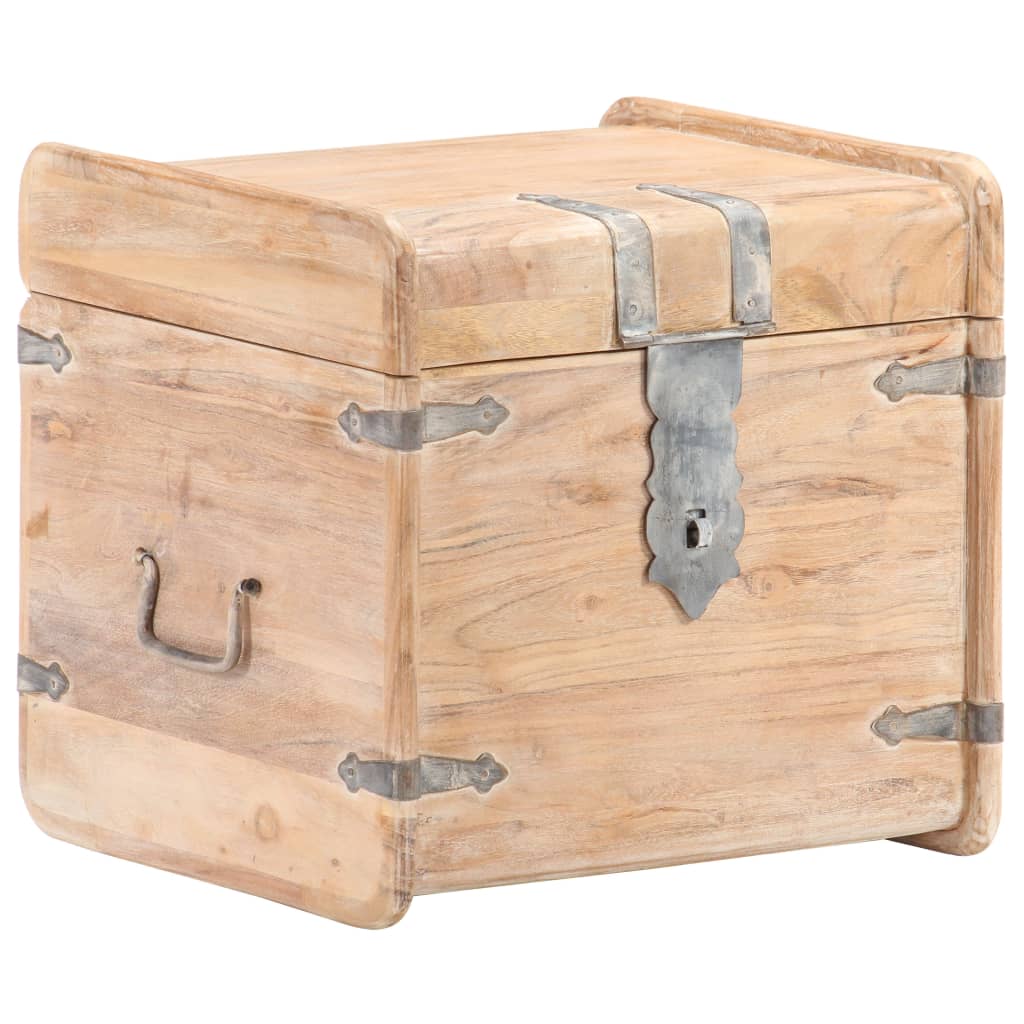 Coffre 40x40x40 cm Bois d'acacia solide - XIOS