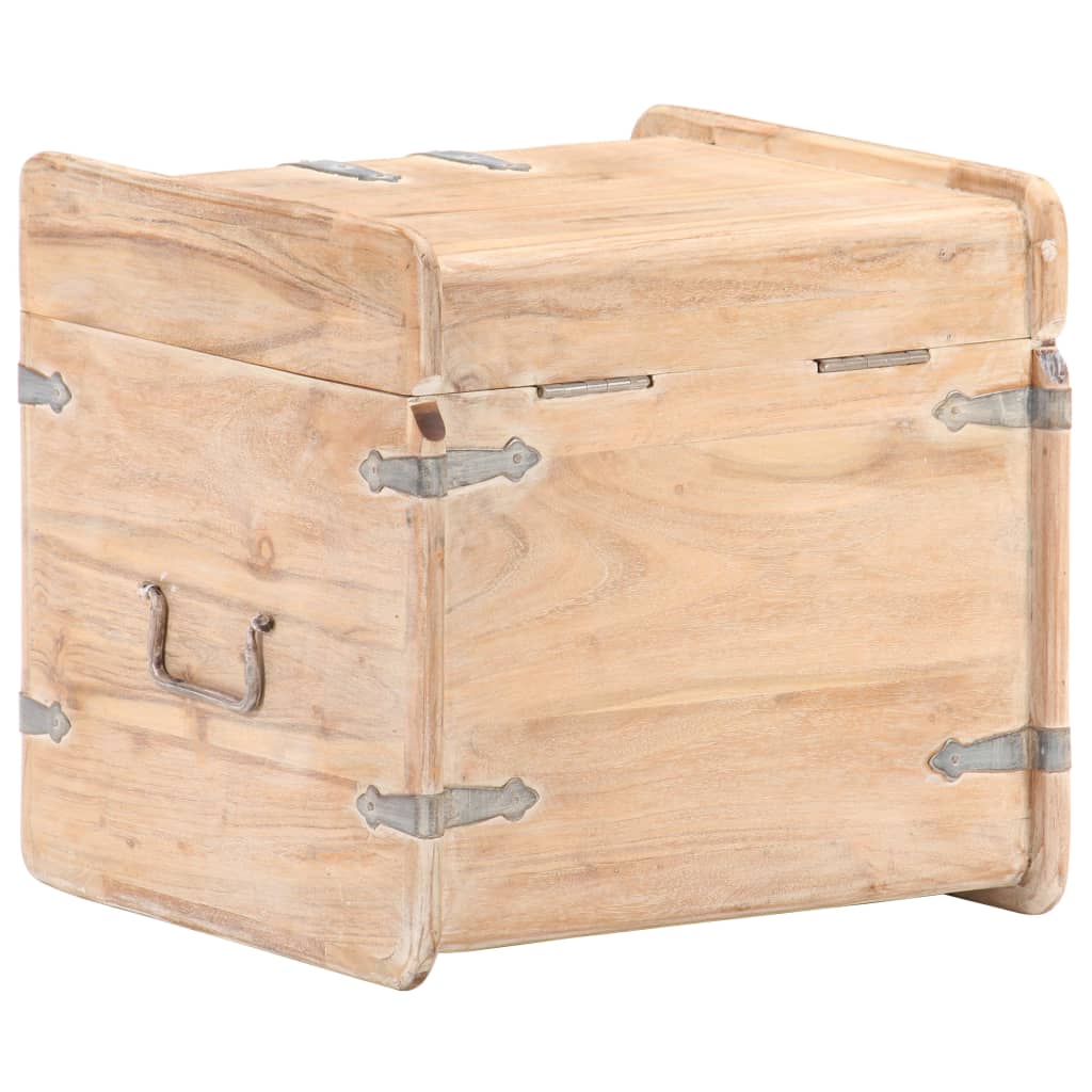 Coffre 40x40x40 cm Bois d'acacia solide - XIOS