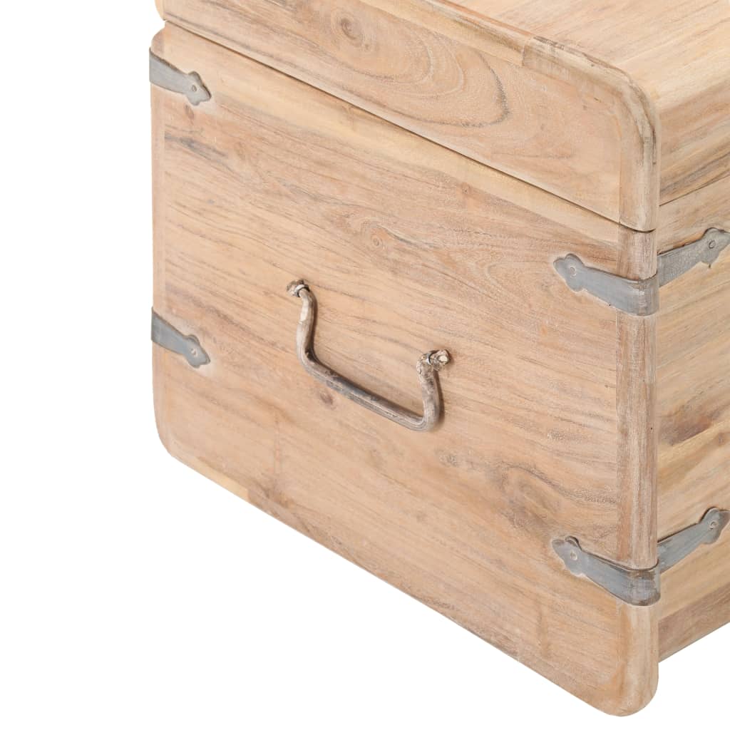Coffre 40x40x40 cm Bois d'acacia solide - XIOS