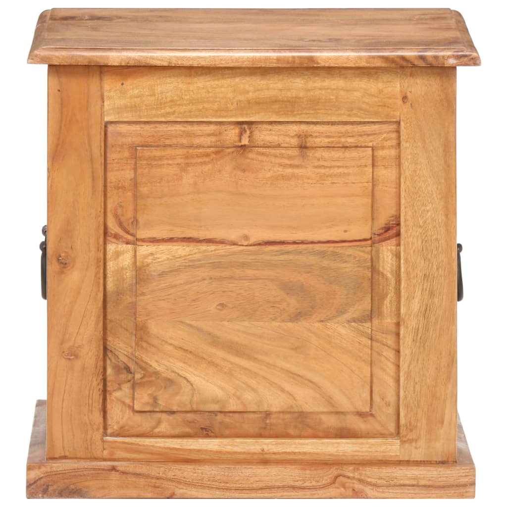 Coffre 40x40x40 cm Bois d'acacia solide - XIOS
