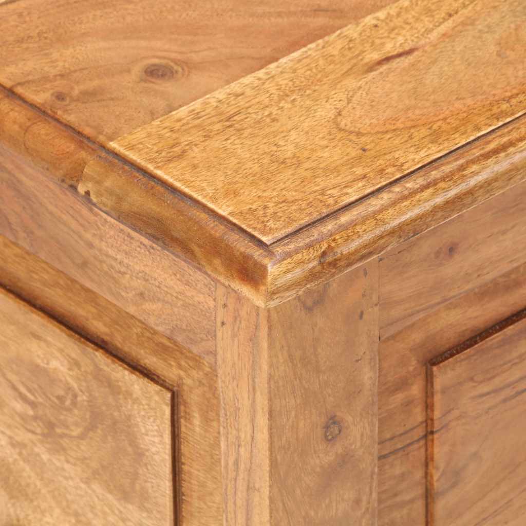 Coffre 40x40x40 cm Bois d'acacia solide - XIOS
