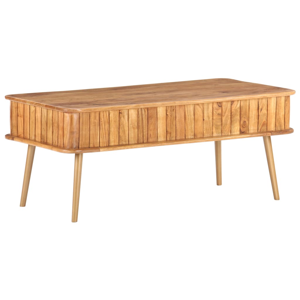 Table basse 100x50x40 cm Bois d'acacia massif - XIOS