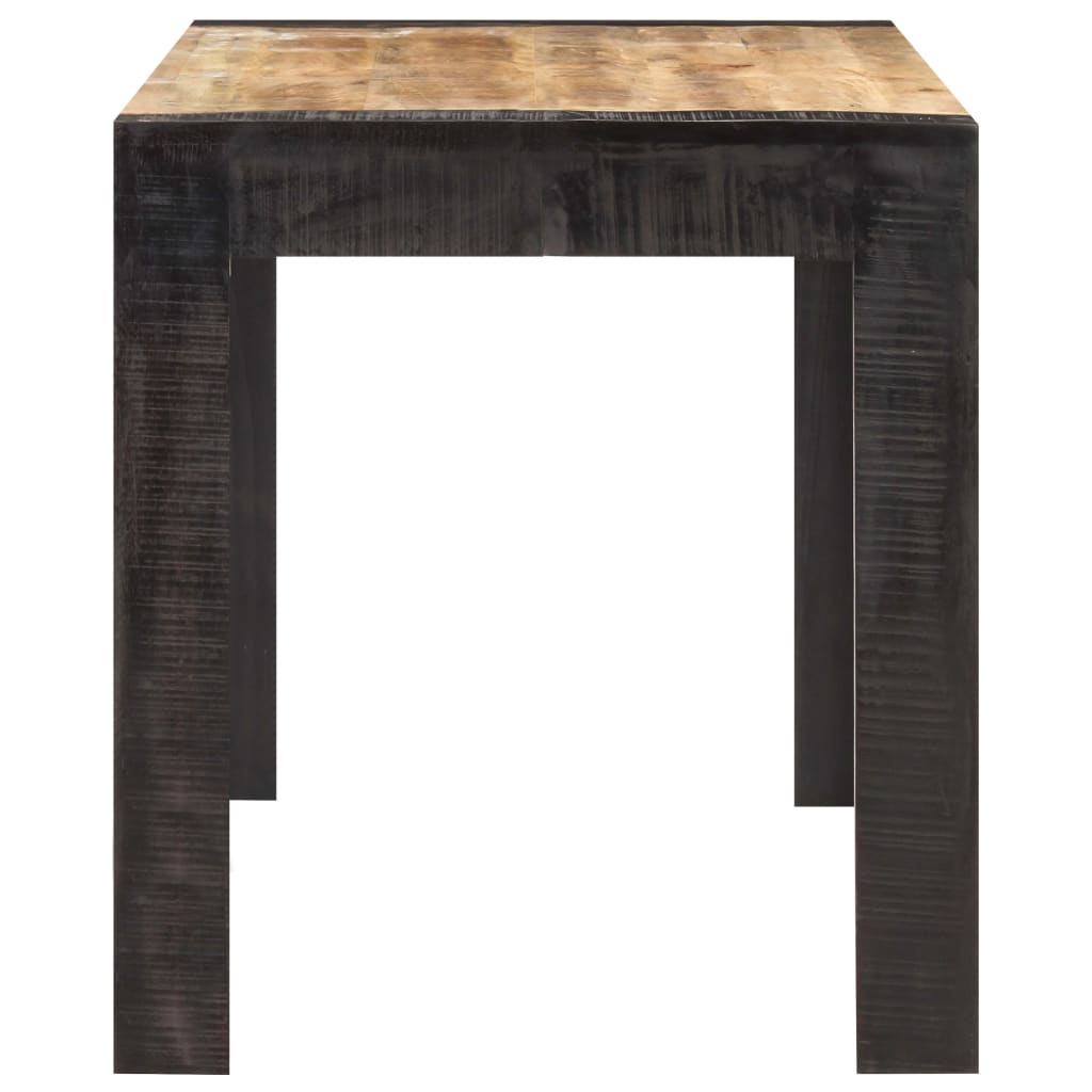 Table de salle à manger 140x70x76 cm Bois de manguier brut