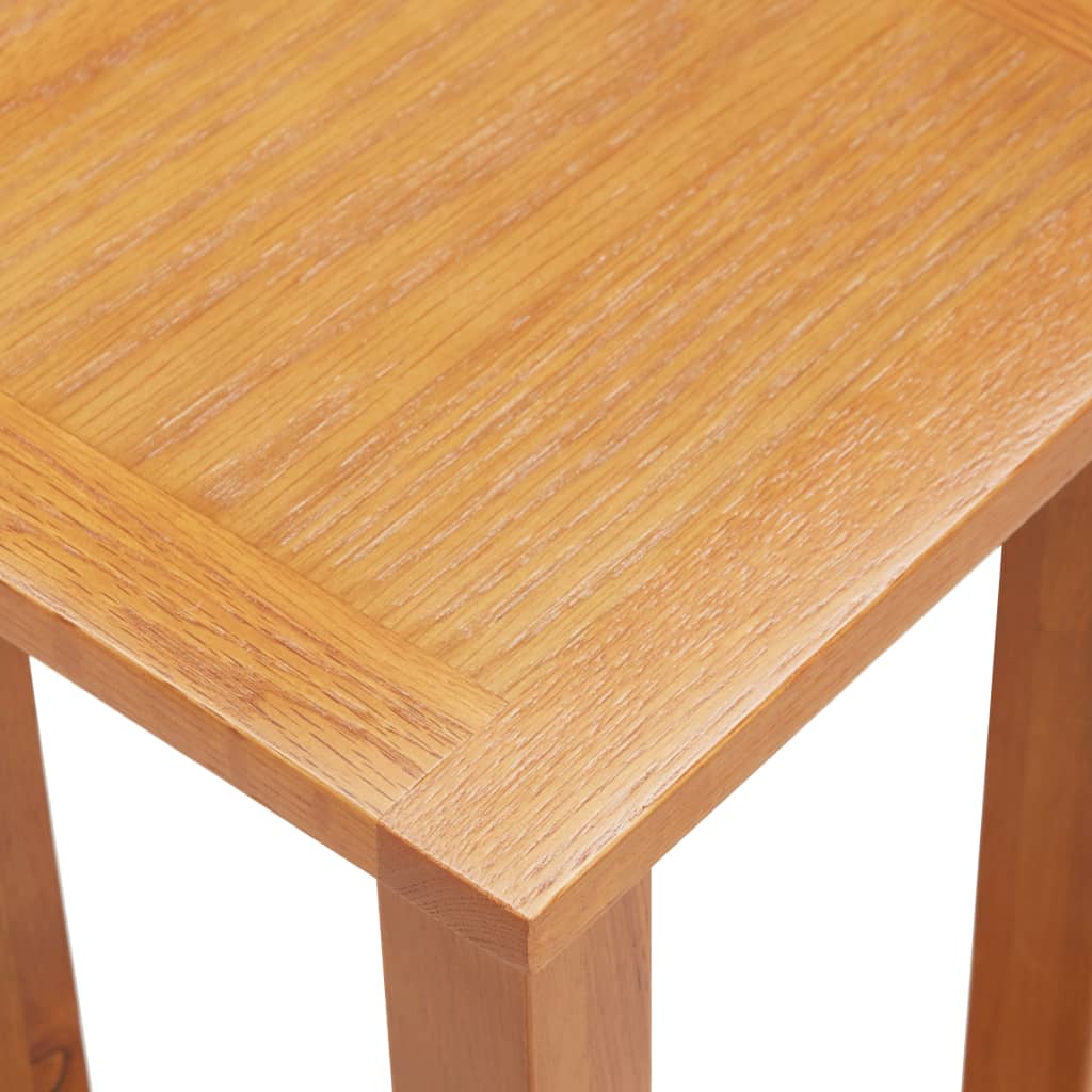 Table d'appoint 27x24x55 cm Bois de chêne massif - XIOS