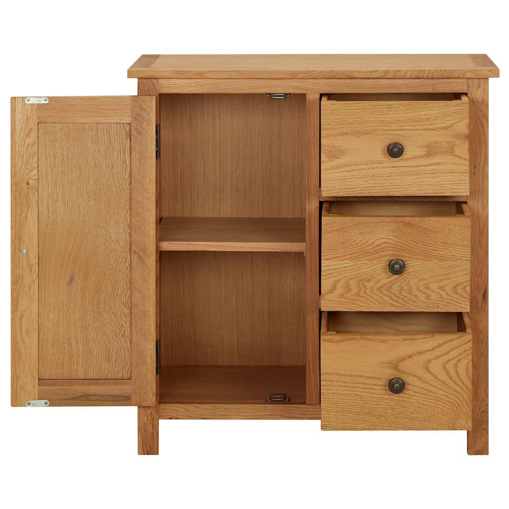 Placard 70x35x75 cm Bois de chêne massif - XIOS