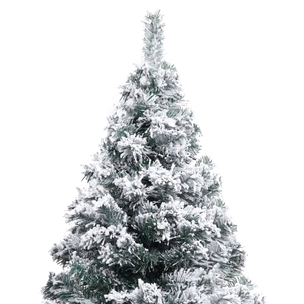 Sapin de Noël artificiel avec neige floquée vert 150 cm PVC - XIOS