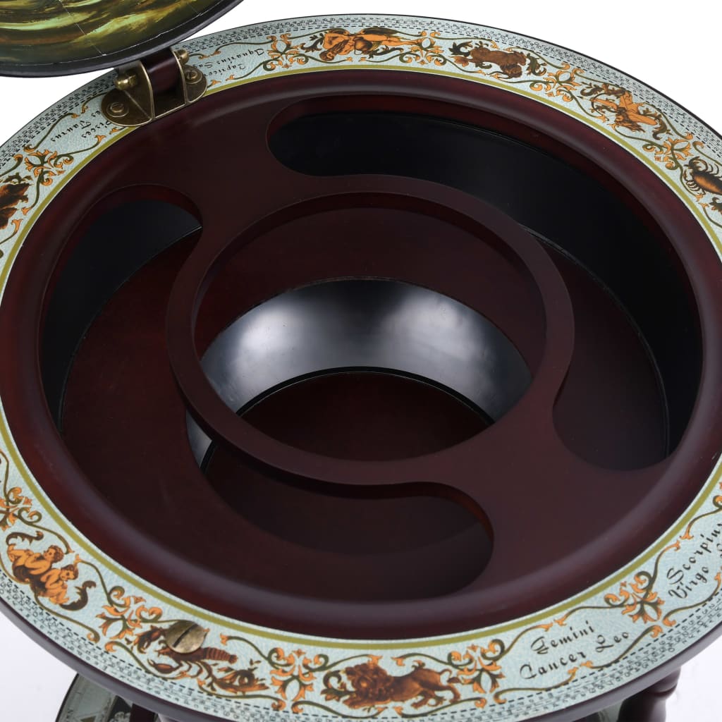 Bar sous forme de globe Bois d'eucalyptus Bleu - XIOS