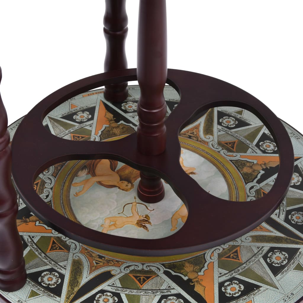 Bar sous forme de globe Bois d'eucalyptus Bleu - XIOS