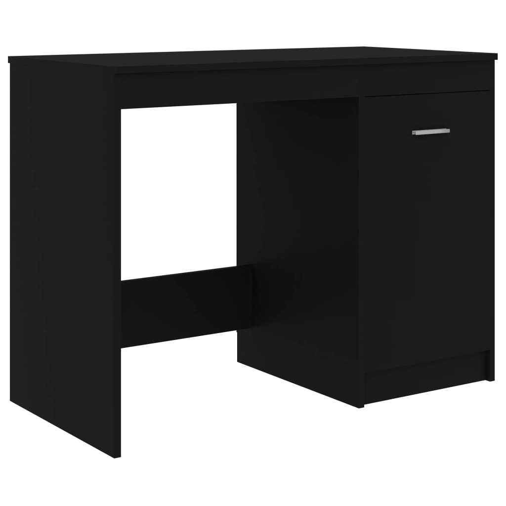 Bureau Noir 140x50x76 cm Bois d’ingénierie - XIOS