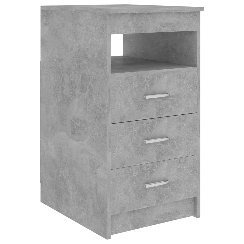 Bureau Gris béton 140x50x76 cm Bois d’ingénierie - XIOS