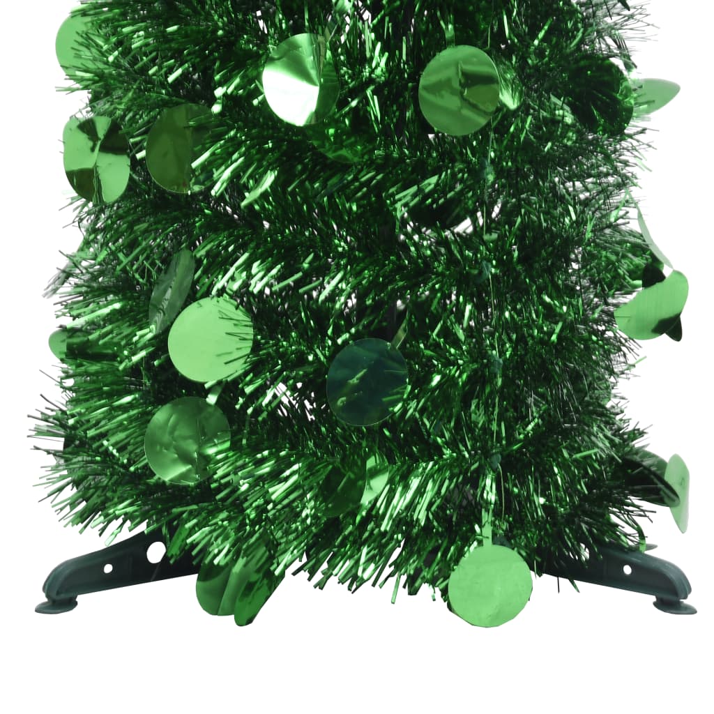 Sapin de Noël artificiel escamotable vert 120 cm PET - XIOS
