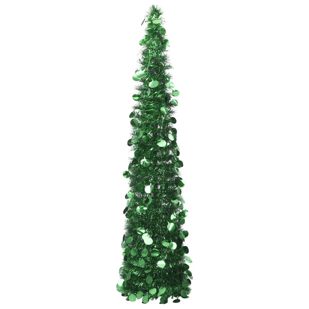 Sapin de Noël artificiel escamotable vert 180 cm PET - XIOS