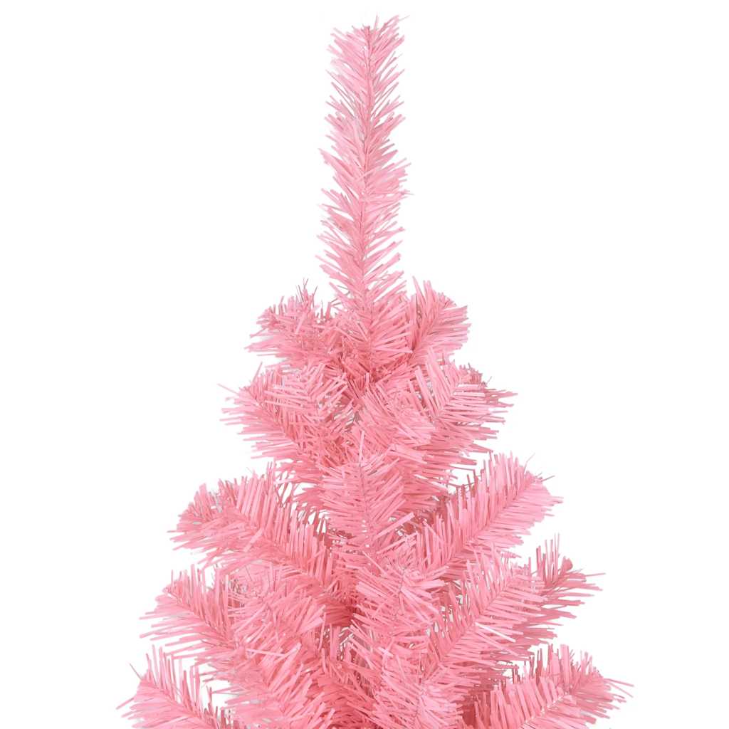 Sapin de Noël artificiel avec support rose 180 cm PVC - XIOS