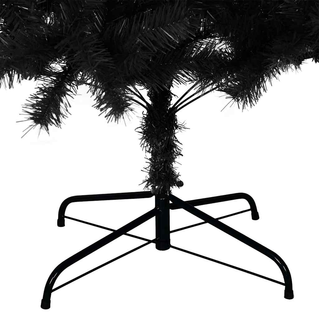 Sapin de Noël artificiel avec support noir 180 cm PVC - XIOS