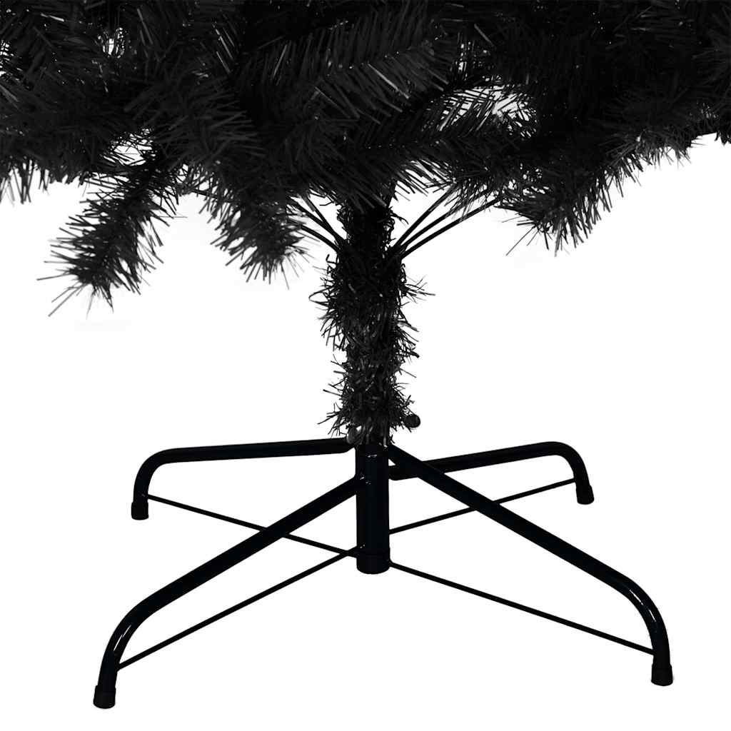 Sapin de Noël artificiel avec support noir 210 cm PVC - XIOS