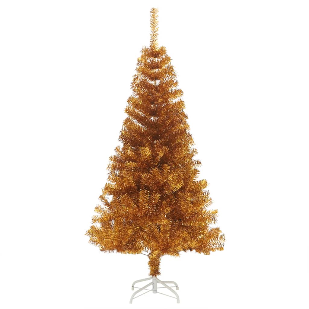 Sapin de Noël artificiel avec support Doré 150 cm PET - XIOS
