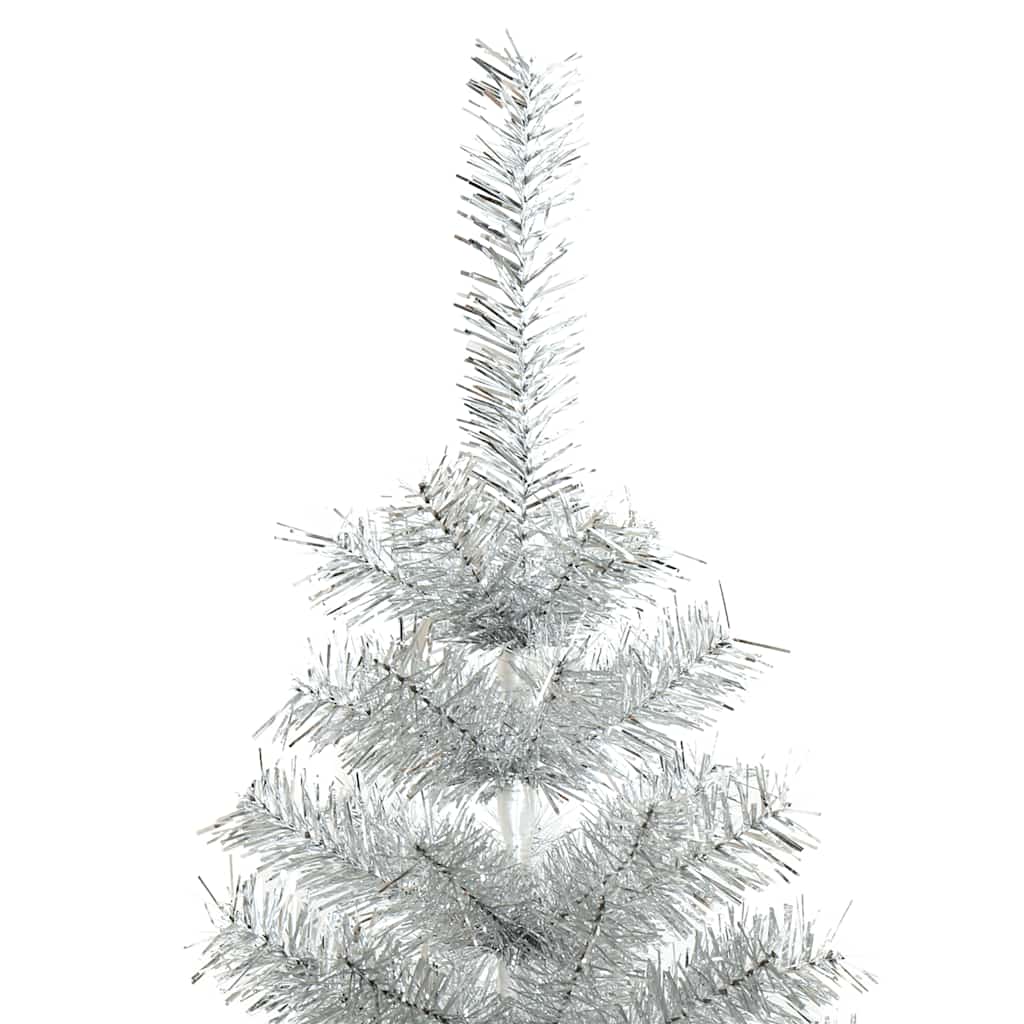 Sapin de Noël artificiel avec support argenté 150 cm PET - XIOS