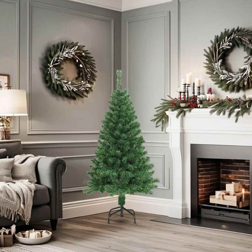 Arbre de Noël artificiel avec branches épaisses vert 150 cm PVC - XIOS
