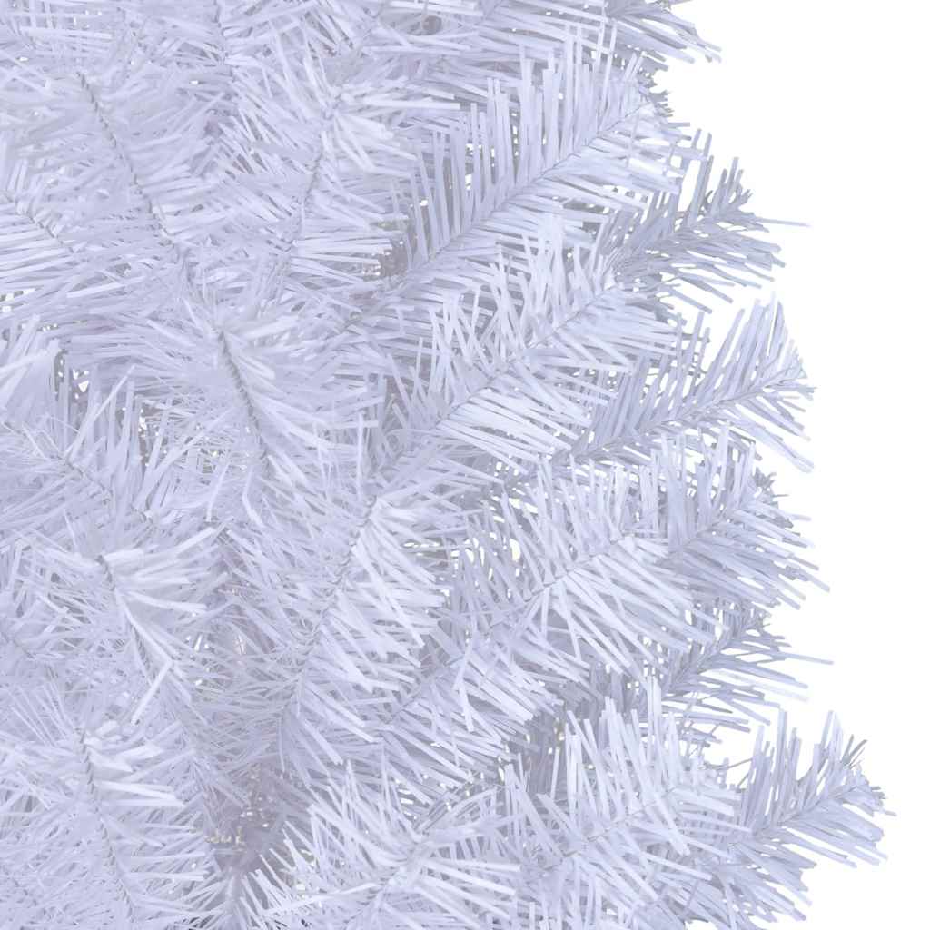 Arbre de Noël artificiel avec branches épaisses blanc 180cm PVC - XIOS
