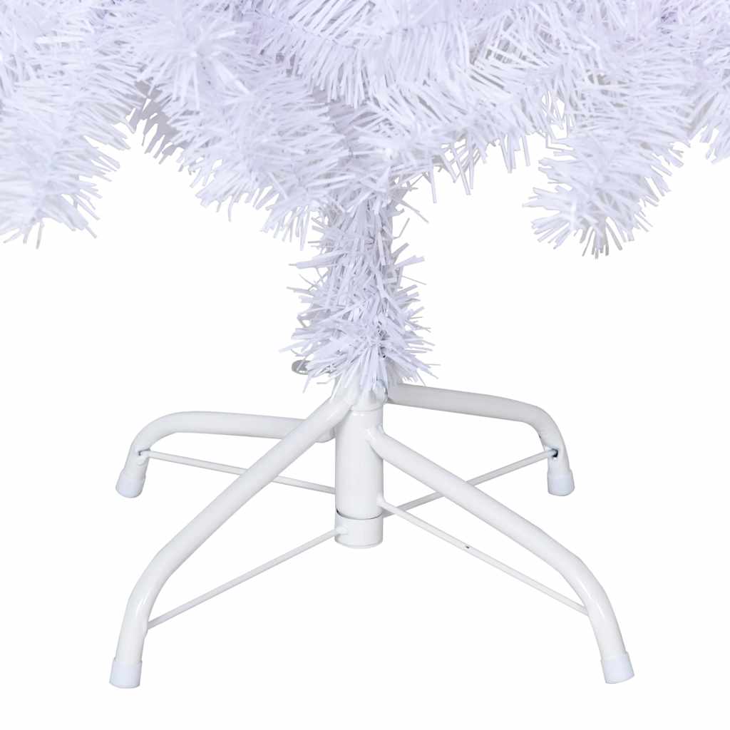 Arbre de Noël artificiel avec branches épaisses blanc 180cm PVC - XIOS