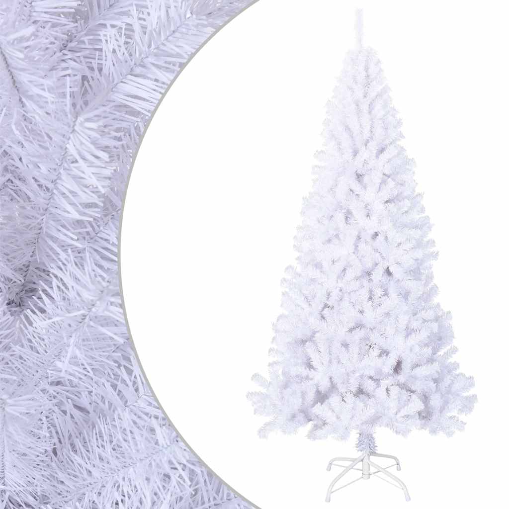 Arbre de Noël artificiel avec branches épaisses blanc 210cm PVC - XIOS