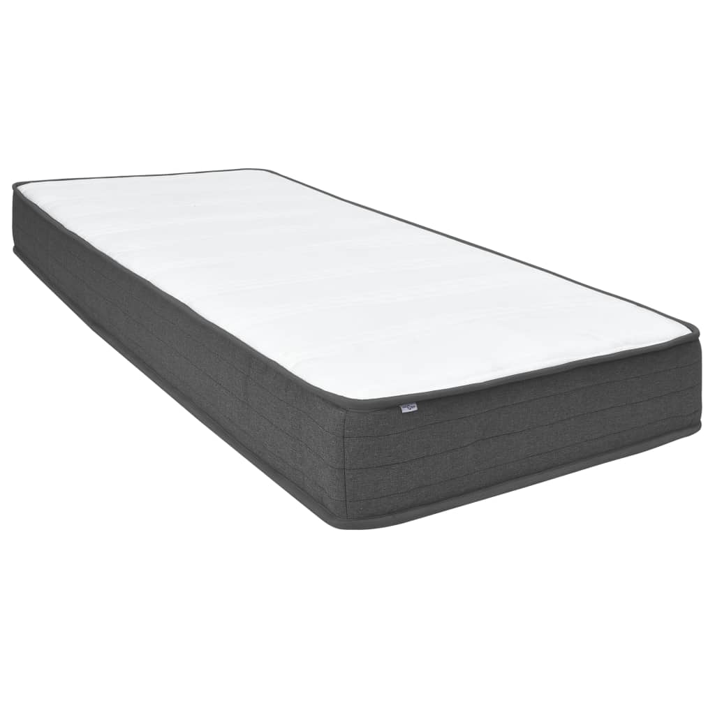 Sommier à lattes de lit Gris foncé Tissu 100x200 cm - XIOS