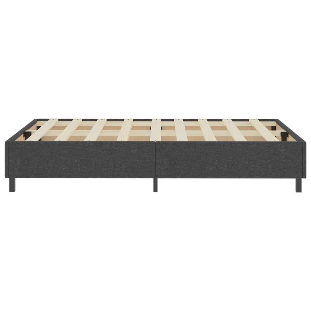 Sommier à lattes de lit Gris foncé Tissu 120x200 cm - XIOS