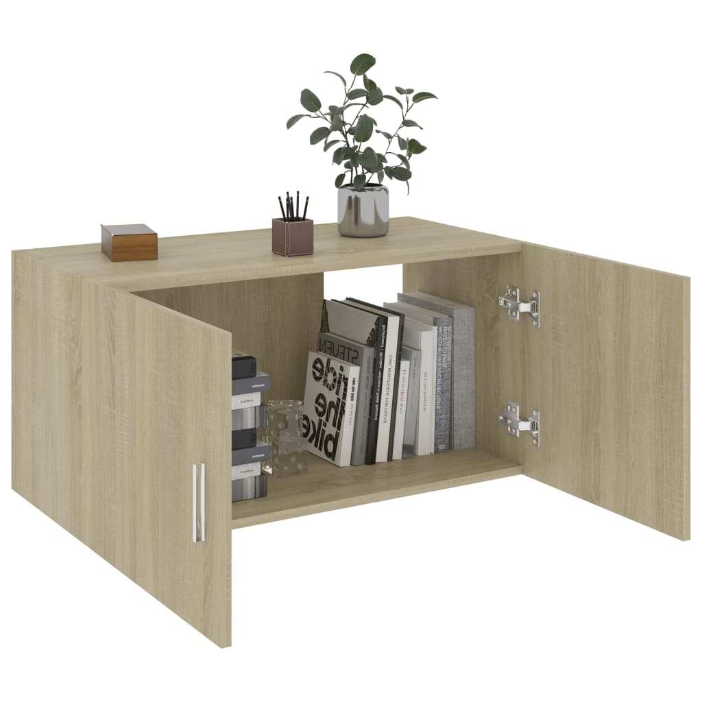 Armoire murale Chêne sonoma 80x39x40 cm Bois d'ingénierie - XIOS