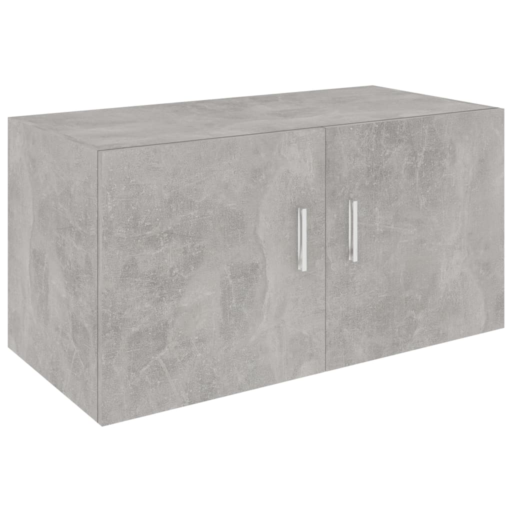 Armoire murale Gris béton 80x39x40 cm Bois d'ingénierie - XIOS
