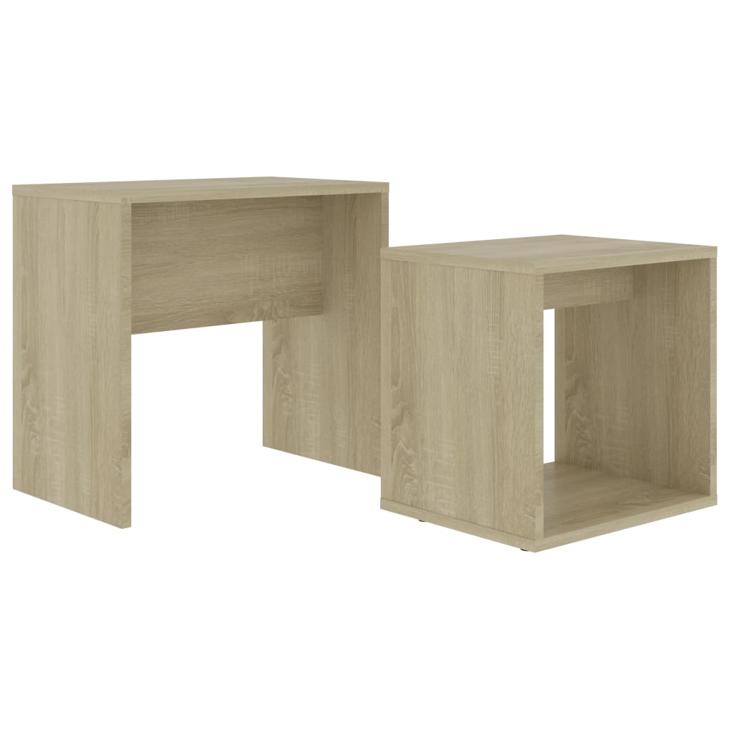 Ensemble de table basse Chêne sonoma 48x30x45cm Bois ingénierie - XIOS