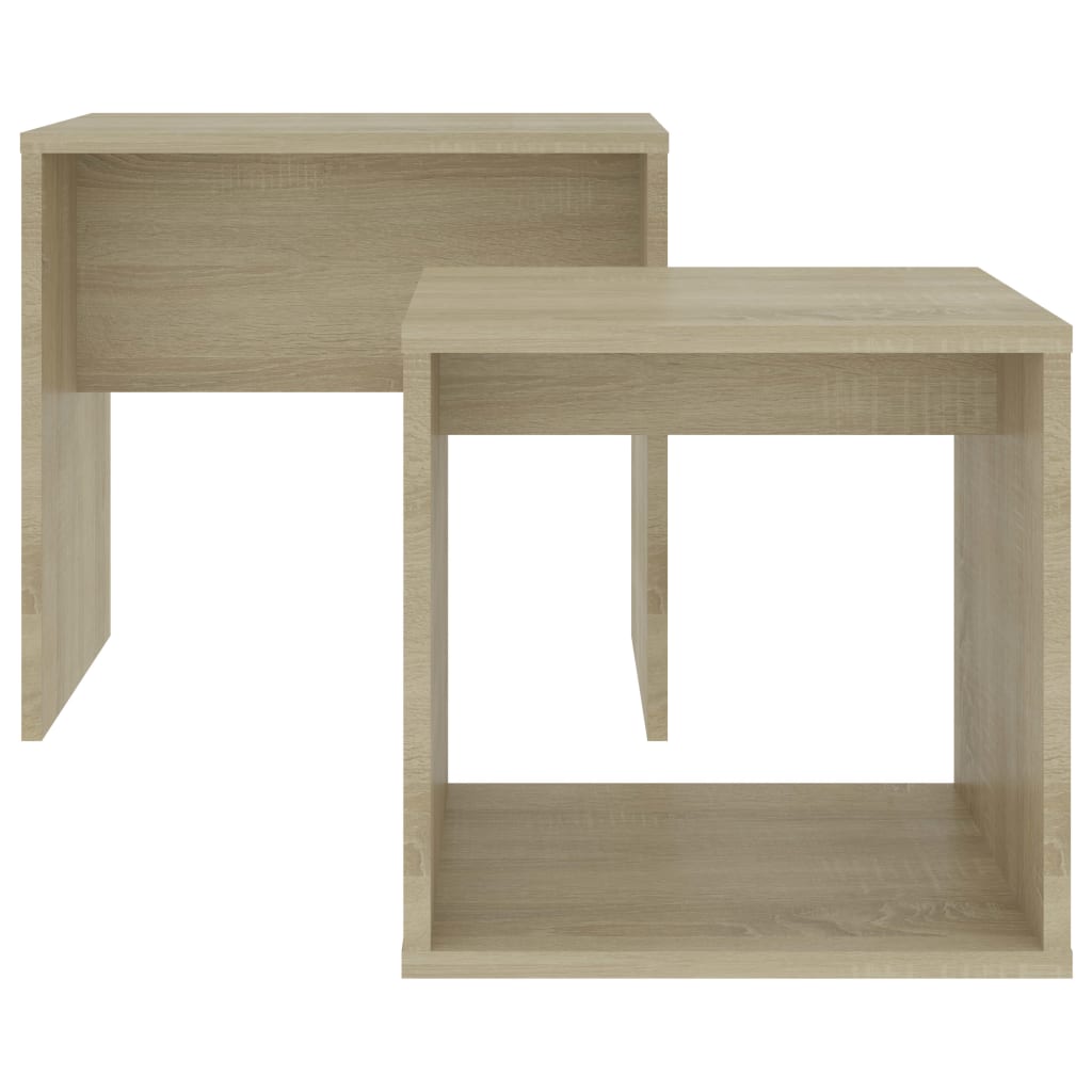 Ensemble de table basse Chêne sonoma 48x30x45cm Bois ingénierie - XIOS