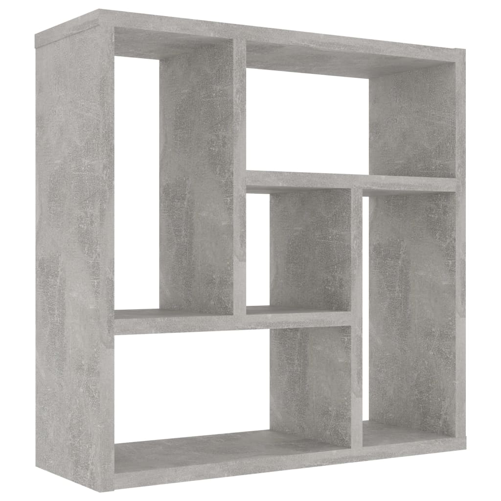 Étagère murale Gris béton 45,1x16x45,1 cm Bois d’ingénierie - XIOS