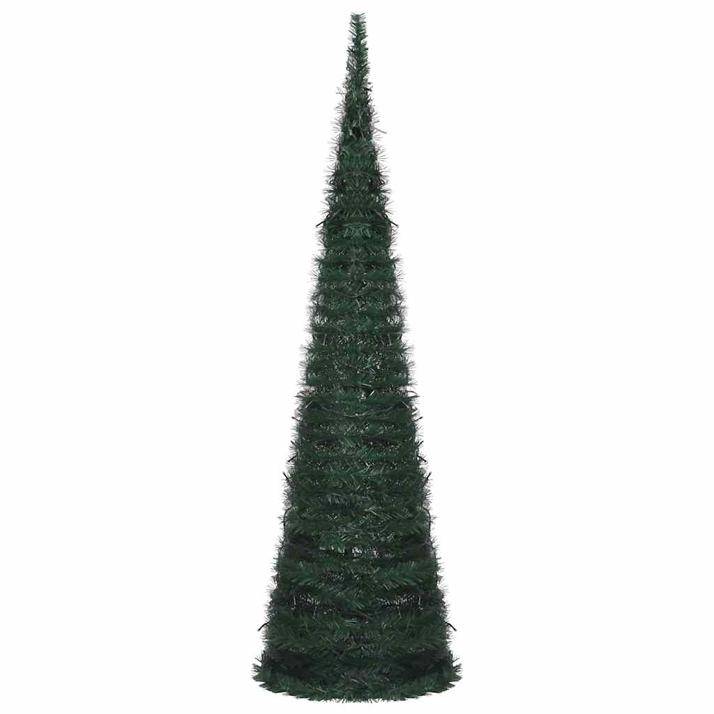 Sapin de Noël artificiel pré-éclairé avec guirlandes vert 150cm - XIOS