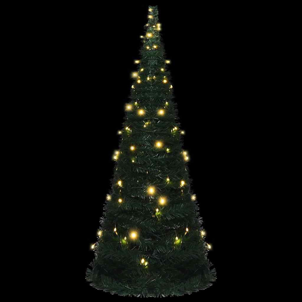 Sapin de Noël artificiel pré-éclairé avec guirlandes vert 210cm - XIOS