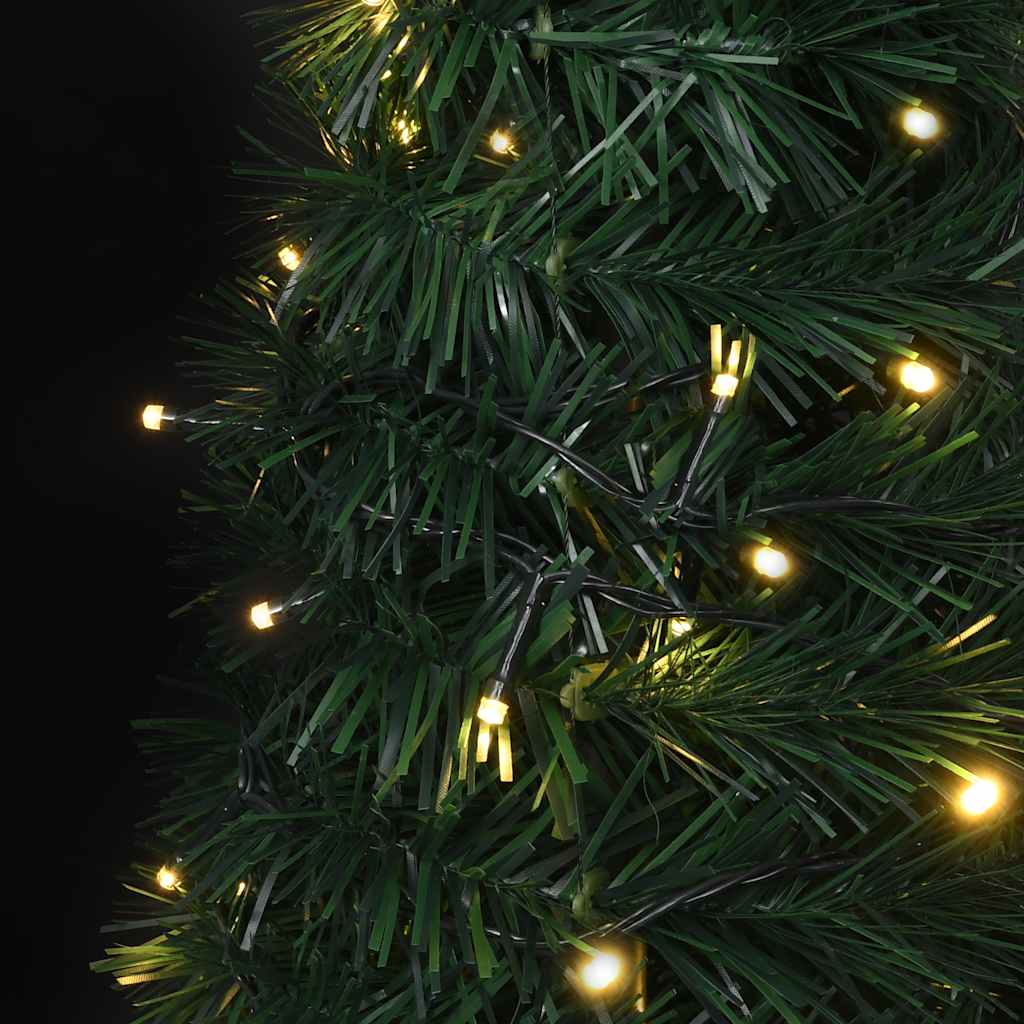 Sapin de Noël artificiel pré-éclairé avec guirlandes vert 210cm - XIOS