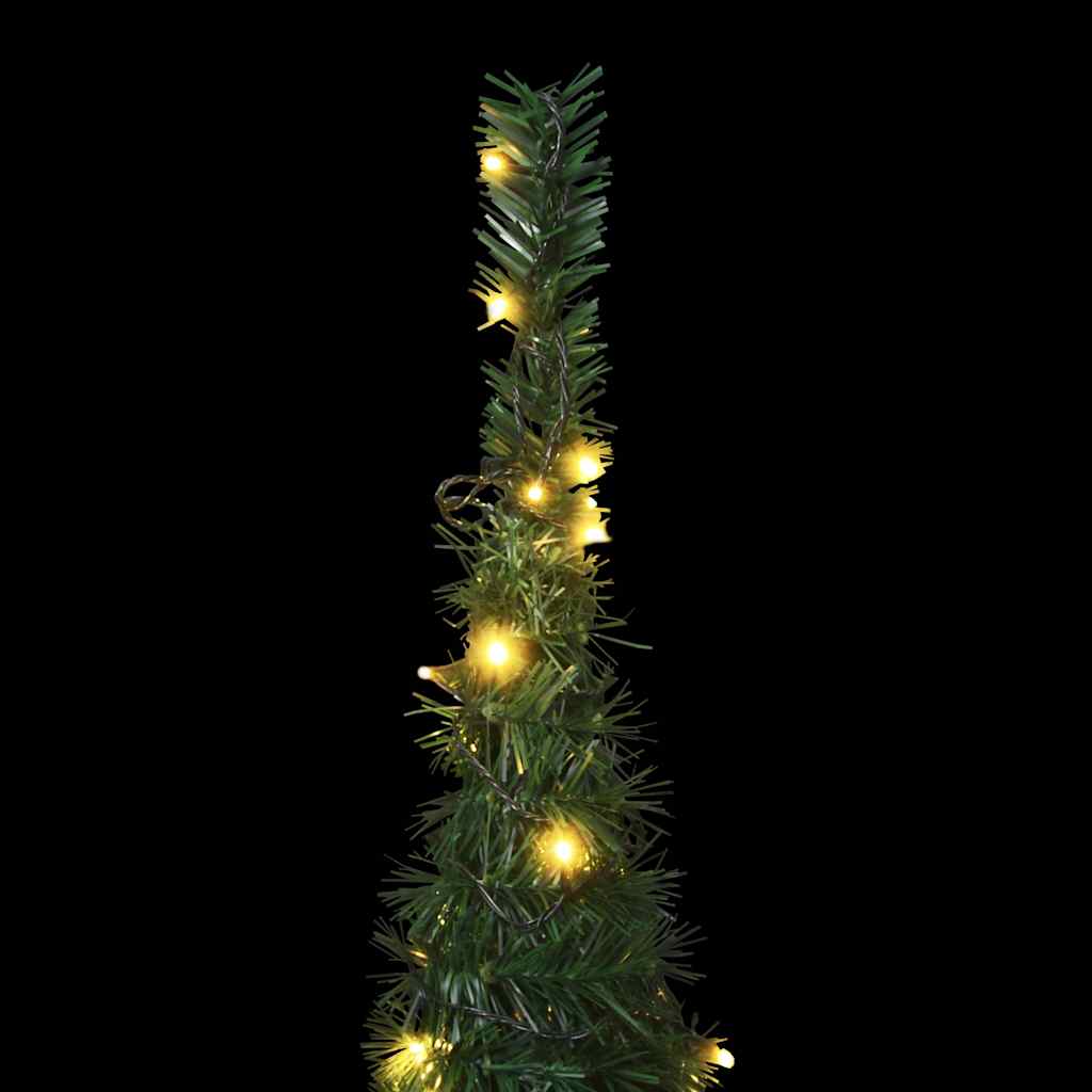 Sapin de Noël artificiel pré-éclairé avec guirlandes vert 210cm - XIOS