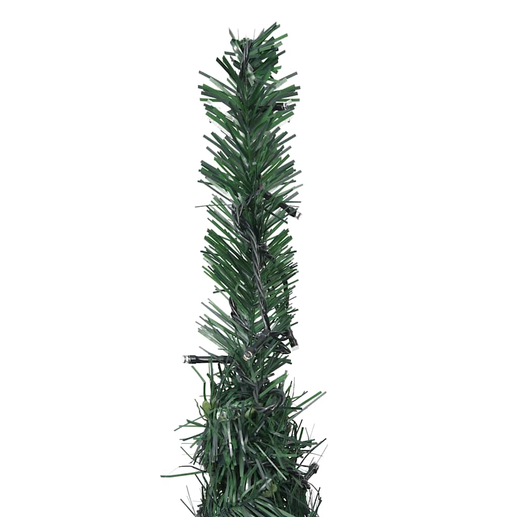 Sapin de Noël artificiel pré-éclairé avec guirlandes vert 210cm - XIOS