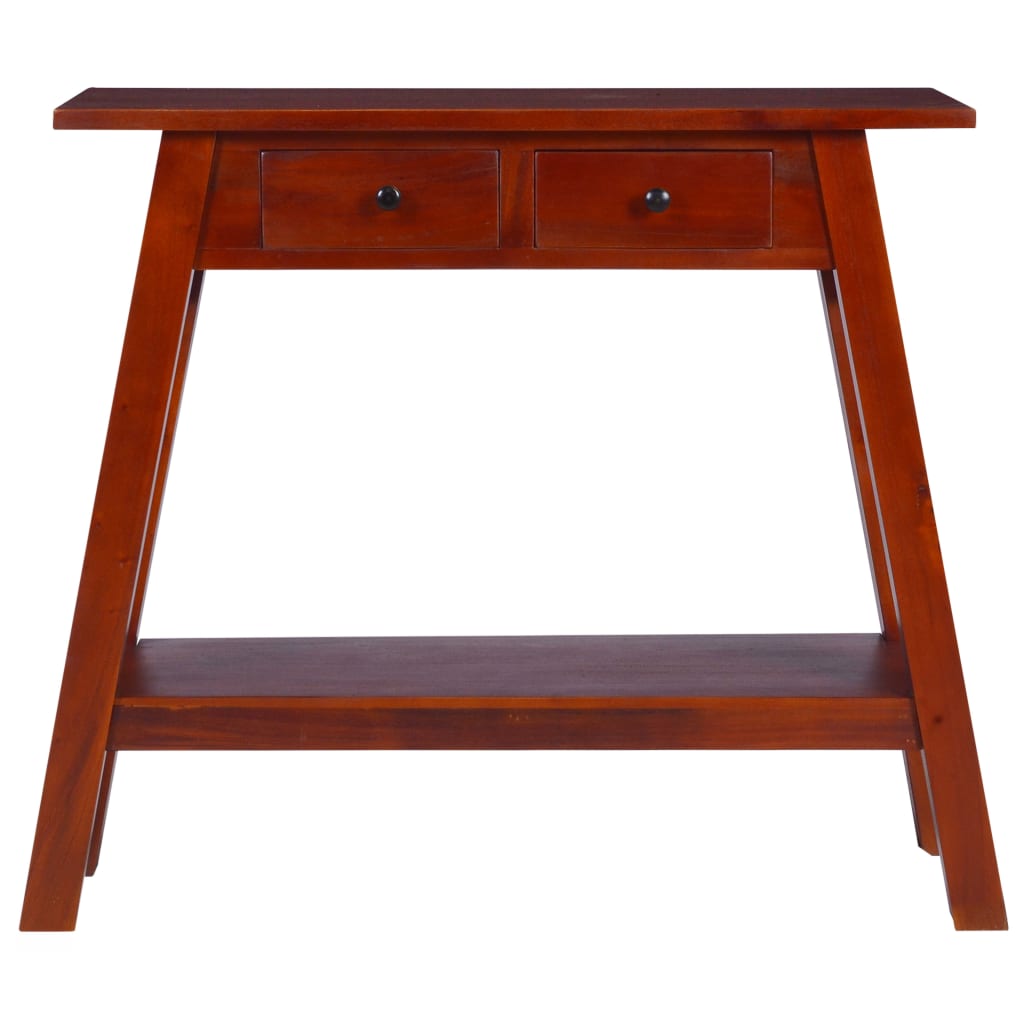 Table console Marron classique 90x30x75 cm Bois d'acajou massif - XIOS