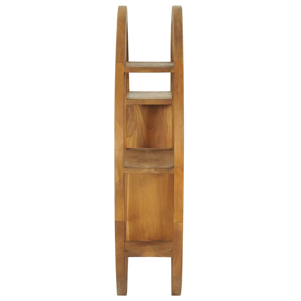 Étagère murale Yin Yang 80x17,5x80 cm Bois de teck massif