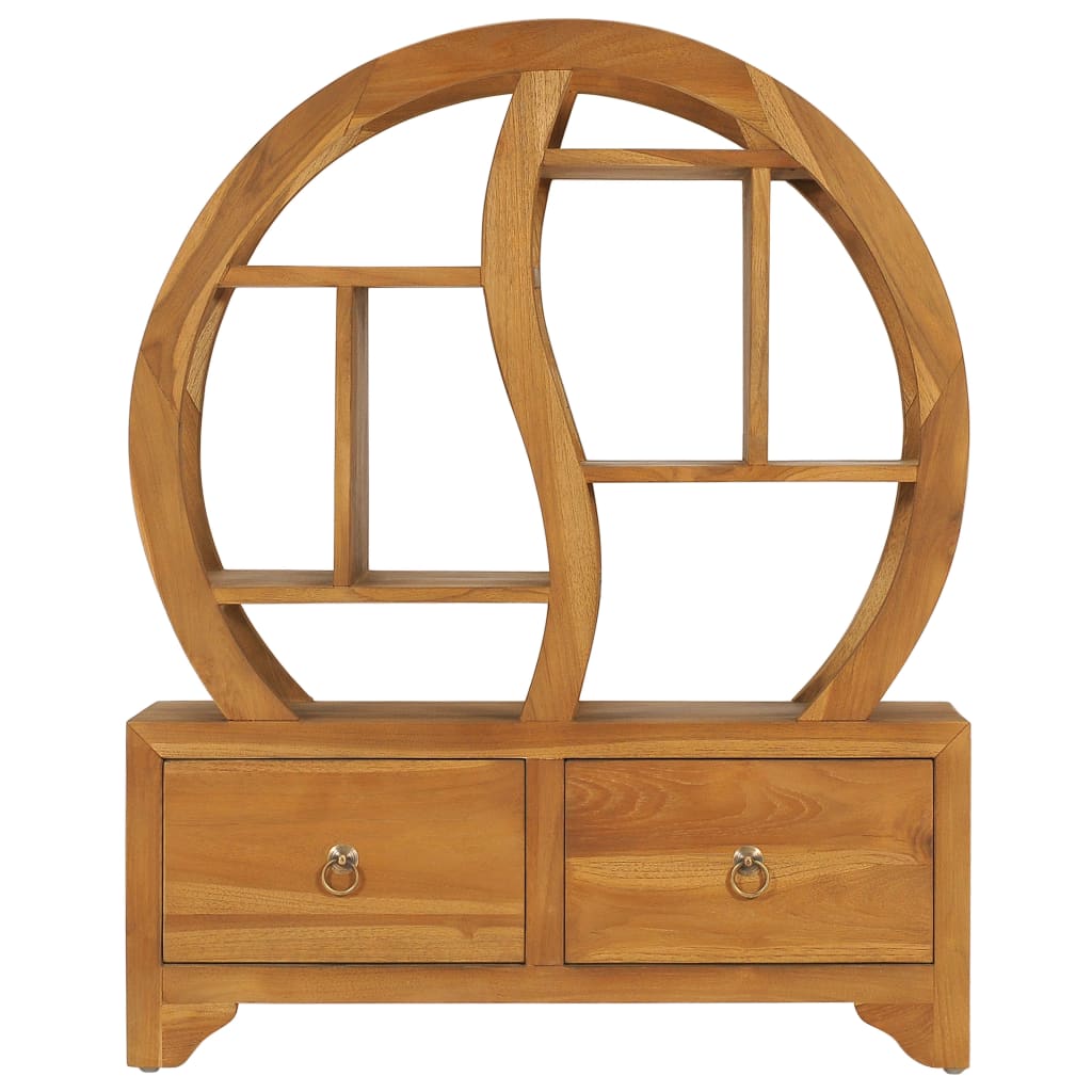 Armoire avec étagère Yin Yang 68x26x83 cm Bois de teck massif - XIOS