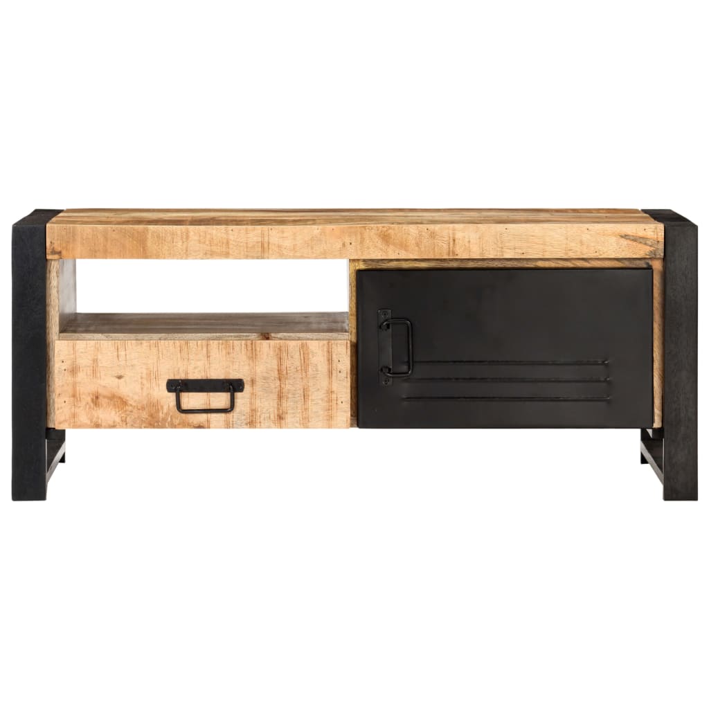 Table basse 100x50x40 cm Bois de manguier brut - XIOS