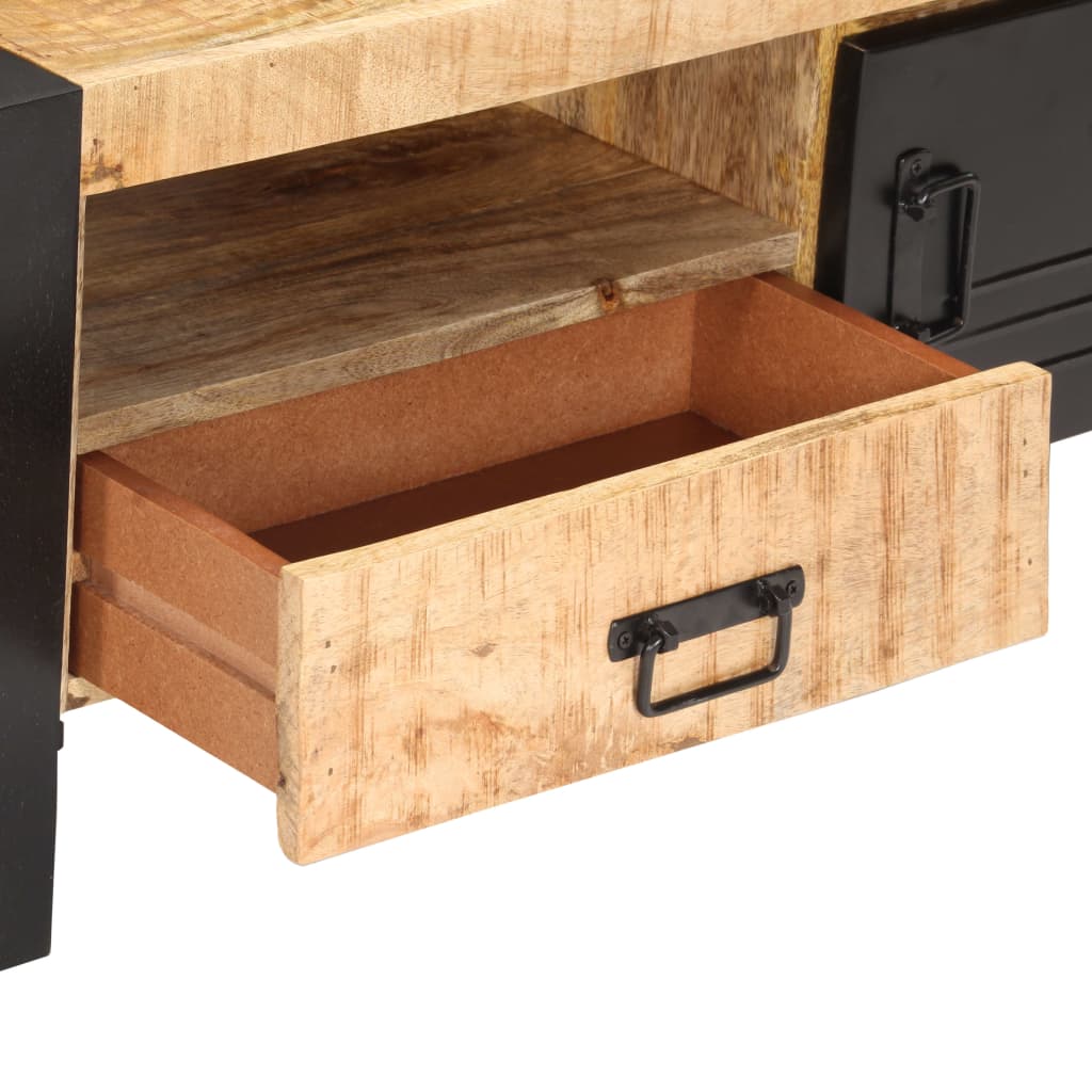 Table basse 100x50x40 cm Bois de manguier brut - XIOS