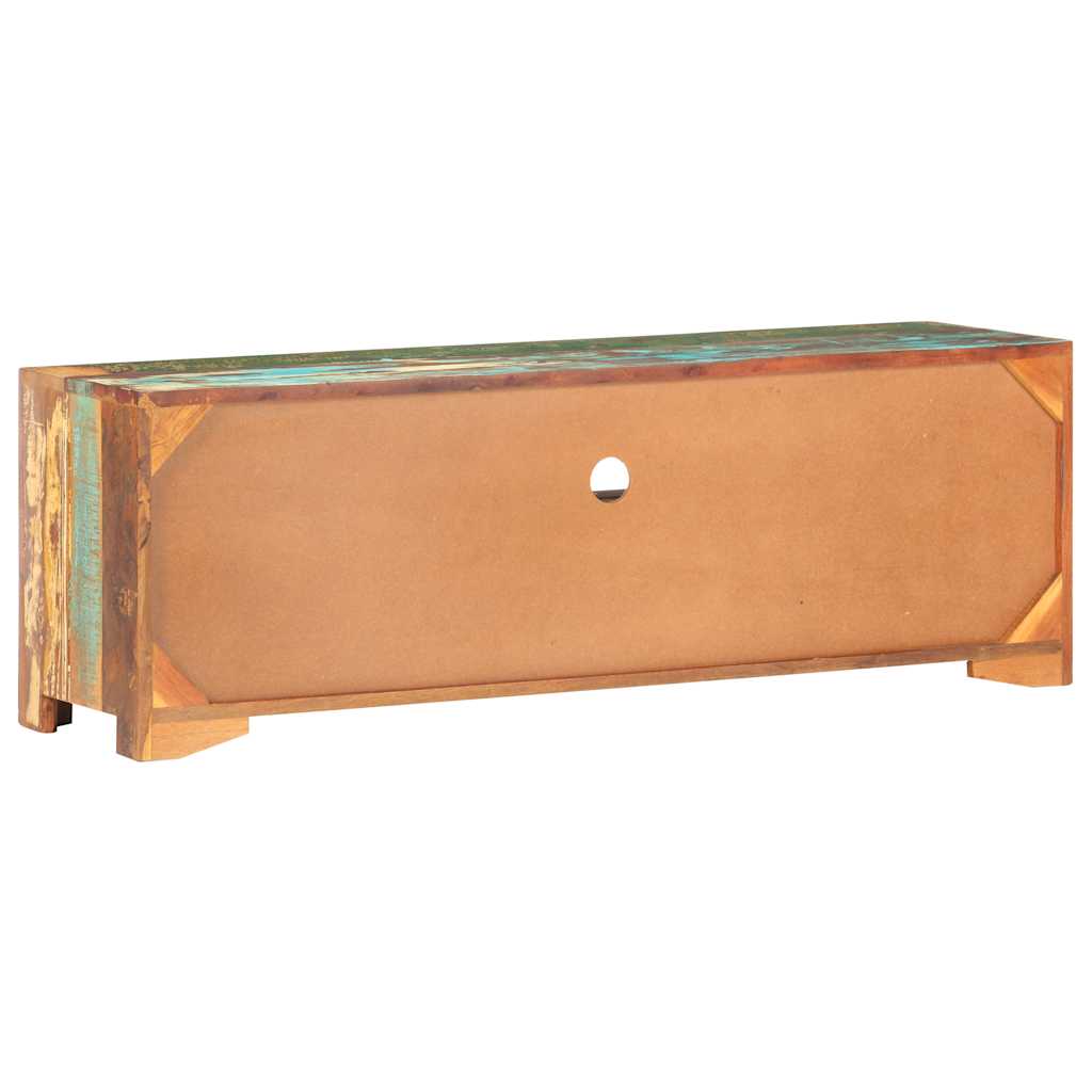 Meuble TV 119x30x41 cm bois de récupération massif - XIOS