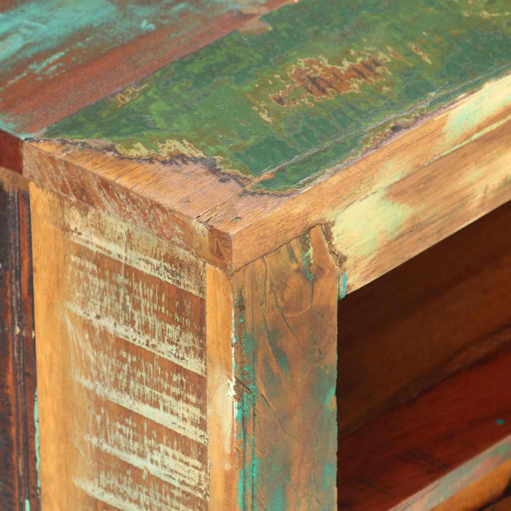 Meuble TV 119x30x41 cm bois de récupération massif - XIOS